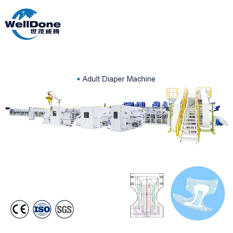 Good Supplier Full Servo Urine Pad Adult Diaper Production Machine Price