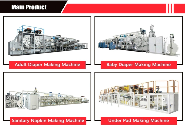 Dnw Fast and Semi Automatic Baby Diaper Making Machine &#160; in China