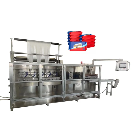 Small Investment Non Woven Tissue Converting Machine Disposable Wet Wipes Manufacturing Machine