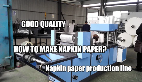 Hot Sales Full Automatic Facial Napkin Tissue Paper Making Cutting Packing Machine with Factory Price